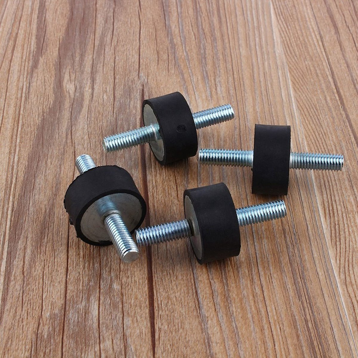 Dailygoods- Trilling Isolator Rubber - M8 Rubber Mounts - Anti Vibratie Beugel - Schokdemper 30x15mm - Demping voor Luchtcompressoren - Geluidsbeheersing - Rubber Demper
