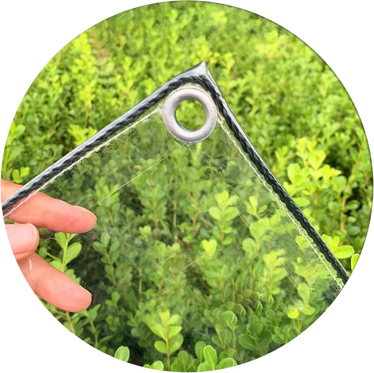 Transparant Zeil - Waterdicht Doek - Tuin Beschermen - Versterkte Randen - 2.4x2m - Helder