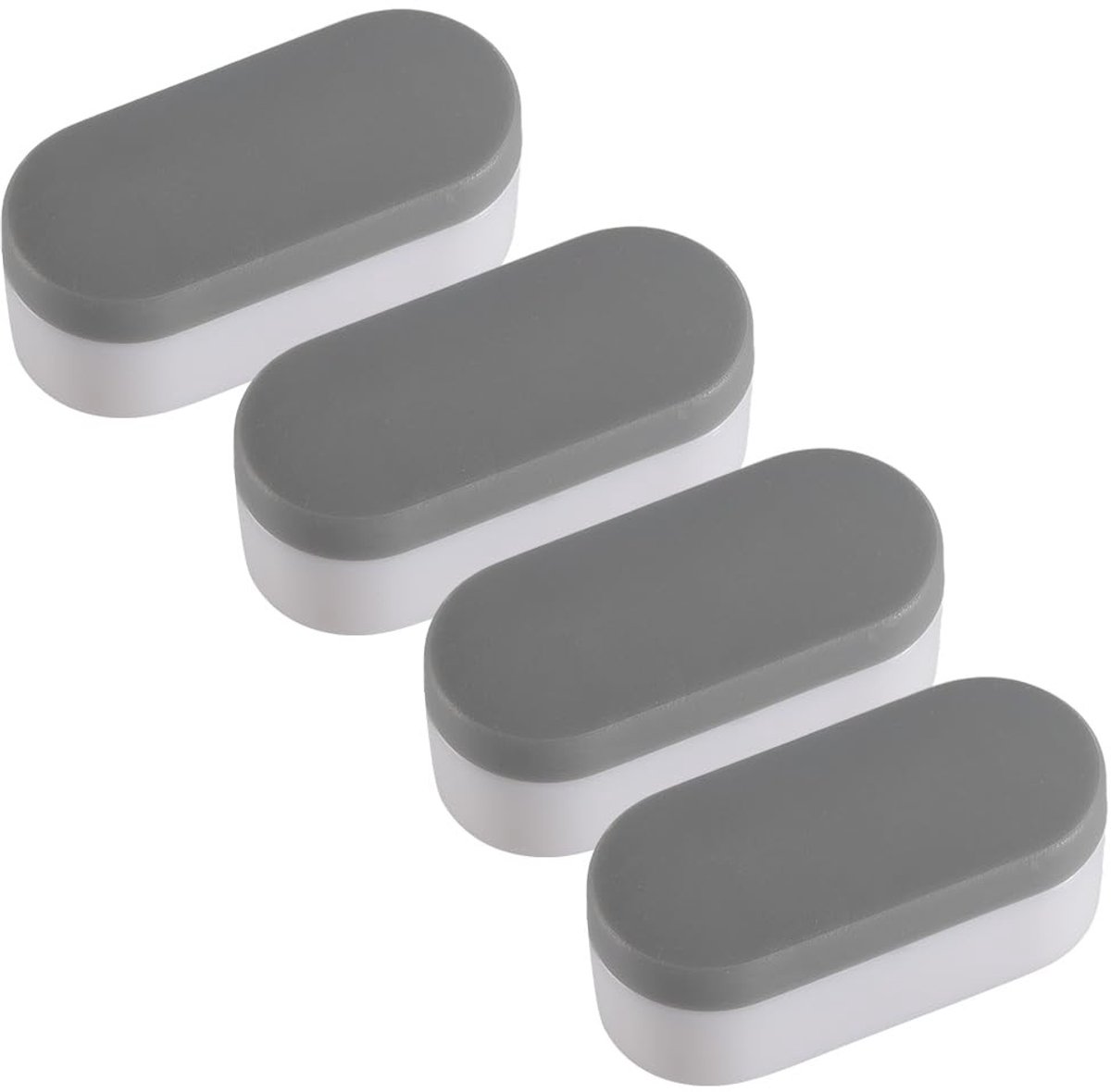Dailygoods - 4 Stuks Zelfklevende WC Stoelbumpers voor Bidet