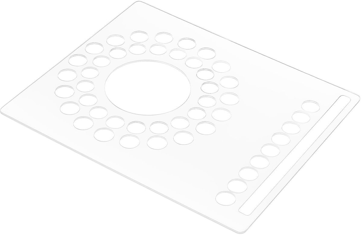 Dailygoods - Transparante Opbergdoos voor DIY Siliconen Polsbanden