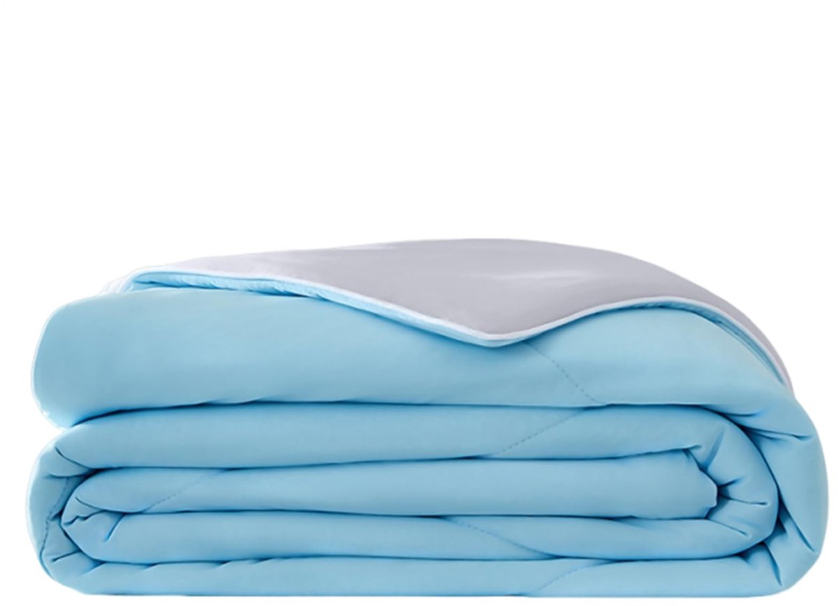 Dailygoods- Koeldekbed Dubbelzijdig - Bed Deken 150 x 200 cm - Ademend - Lichtgewicht - Vochtafvoerend - Ideaal voor Kamperen - Beddeken