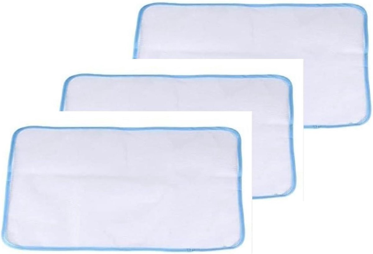 Beschermende Strijkmat - Strijkdoek Stoomdoek - Kleding Strijken - Hittebestendig Gaas - 40 x 60 cm - Wit