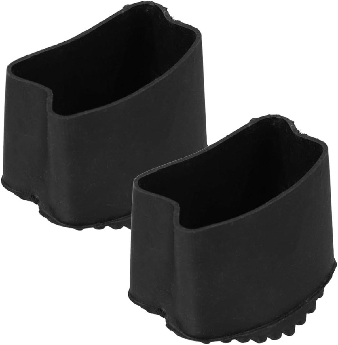 Inklapbare Laddervoeten - Ladder Voetstukken - Stabiliteit Verhoging - Verdikt Rubber Ontwerp - 6x4.5x4cm - Zwart