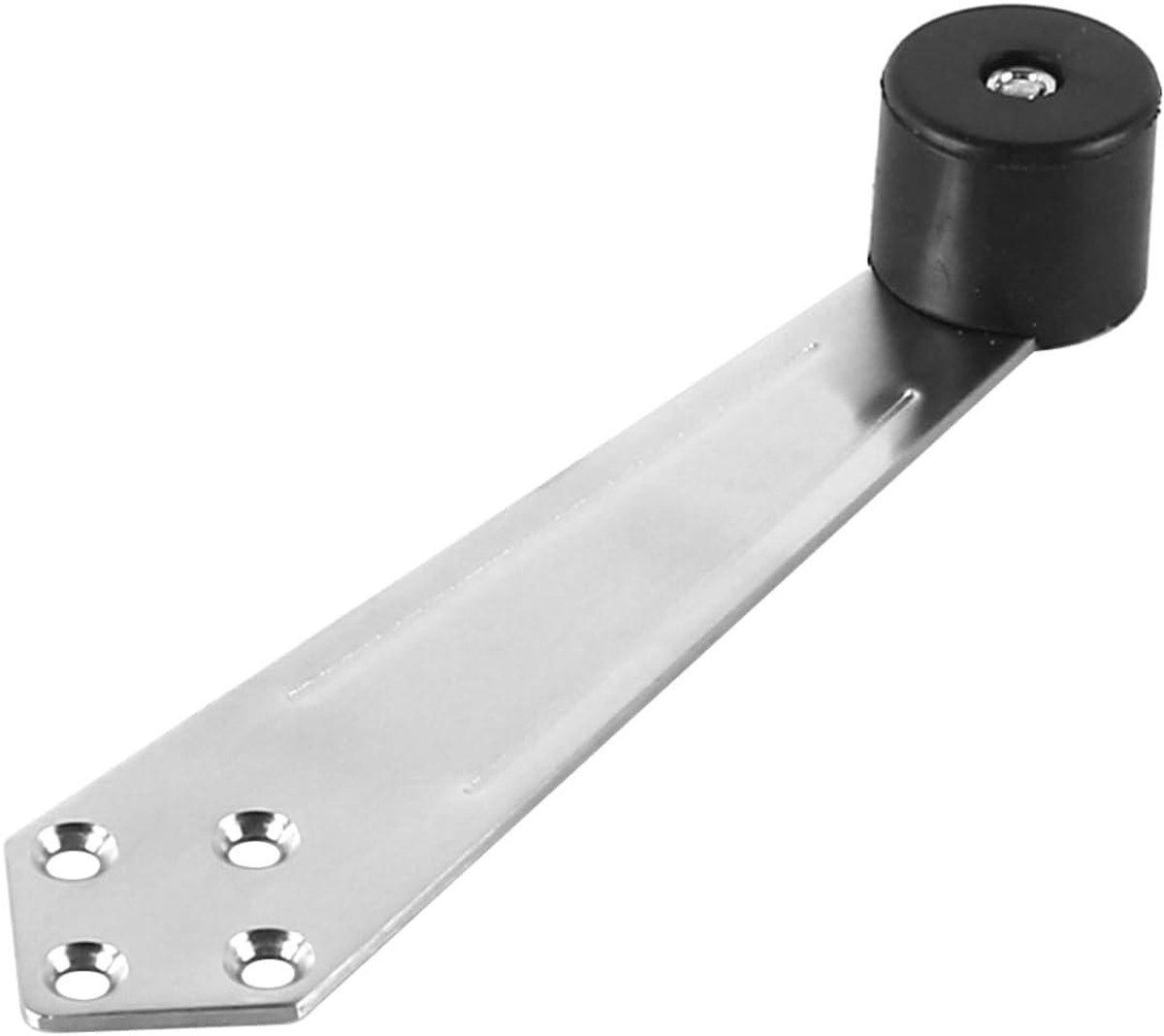 Deurstopper RVS - Stille Deurhouder - Deur Beschermen - 90 Graden Opening - 2 mm dik - Zilverkleurig
