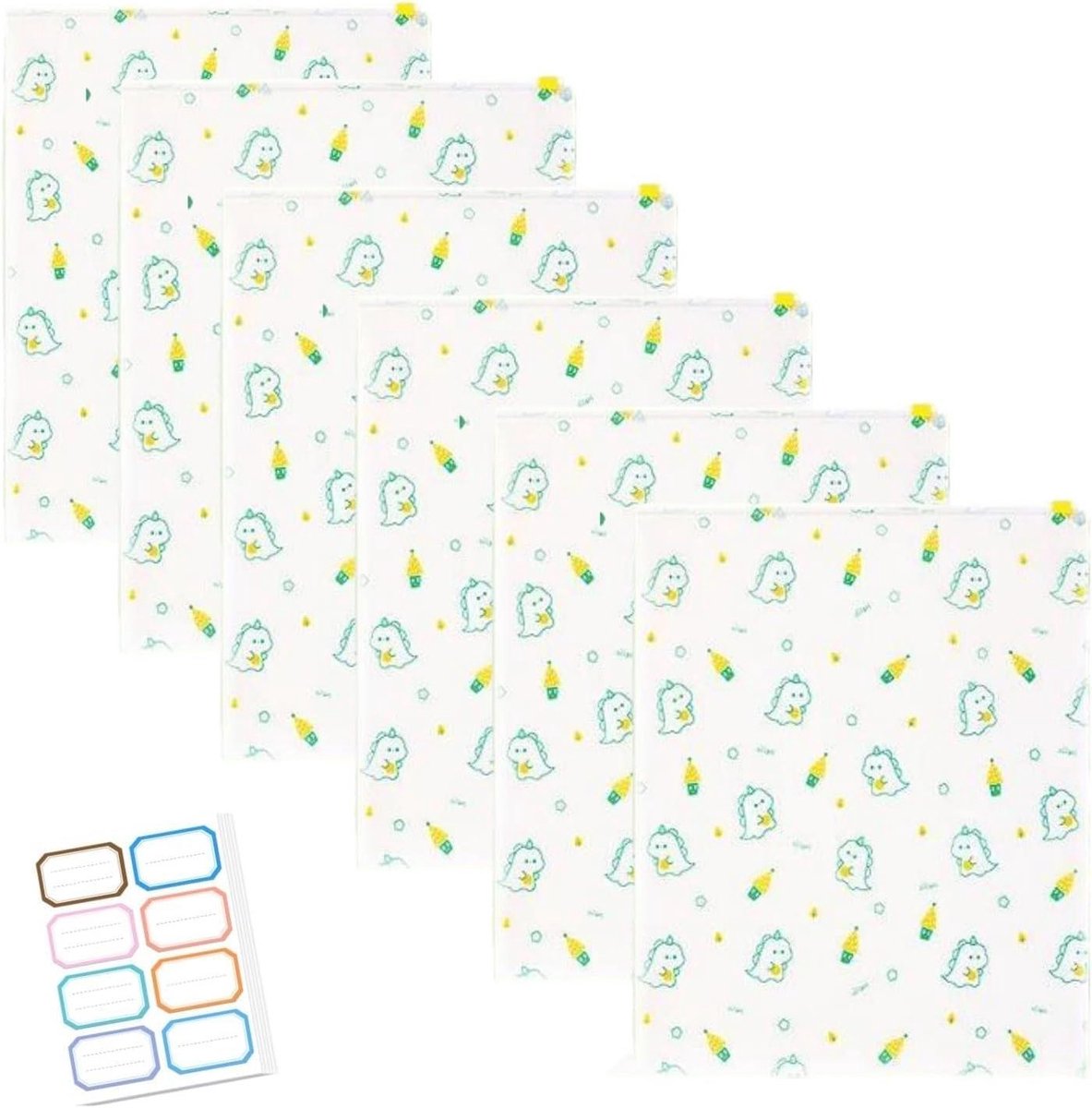 Draagtassen voor pasgeborenen - Baby luiertassen - Baby kleding organiseren - Herbruikbaar met sticker - 35 x 45 cm