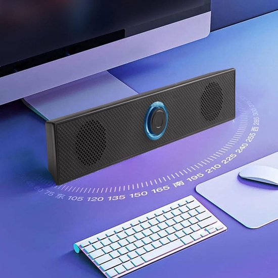 Soundbar Luidspreker - Externe Speaker - Thuisbioscoop Ervaring - Bedraad Draadloos - 30 cm Breed - Zwart — afbeelding 2