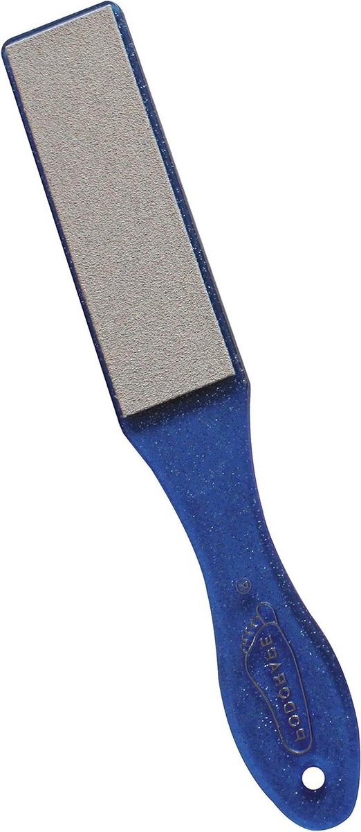 Callus Bestand Rasp - Huidverwijderaar Scrubber - Voeten Glad Maken - Dubbele Grits - 27 cm - Blauw