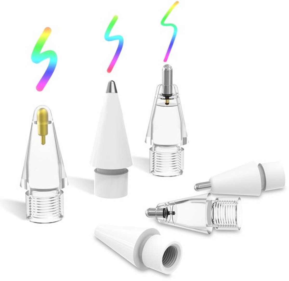 VT Goods - MoKo Set van 6 opzetstukken voor Apple Pencil