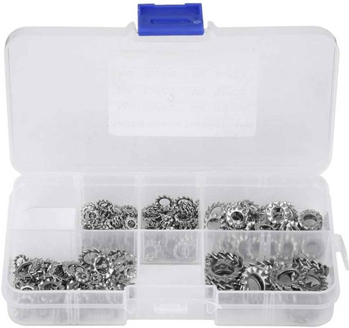 Store_8 - Externe Getande Sluitring - 300-delig Assortiment