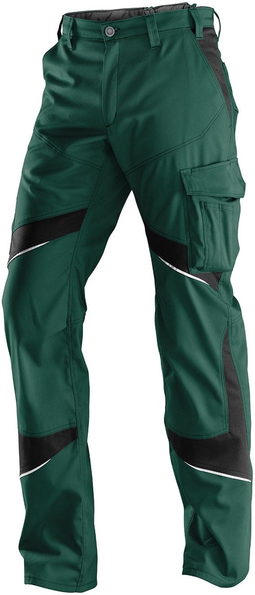KUBLER ACTIVIQ 25505365 Werkbroek DAMES Veiligheidsbroek Mosgroen Zwart - Goede Zichtbaarheid - Krasvrij - Oeko Tex