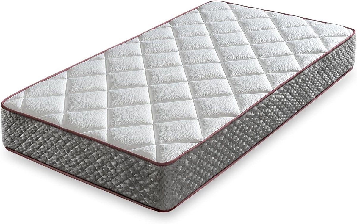 Traagschuim Matras - Visco-elastisch Matras Comfort Matras - Comfortabel Slapen - Hypoallergeen Anti-Mijt - 140 x 200 cm - Grijs
