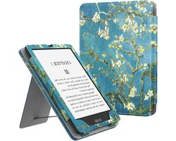Kindle Paperwhite Hoes - E-reader Cover - Bescherming E-reader - Automatische Slaap/Waakfunctie - 6.8 inch - Apricot Blossom