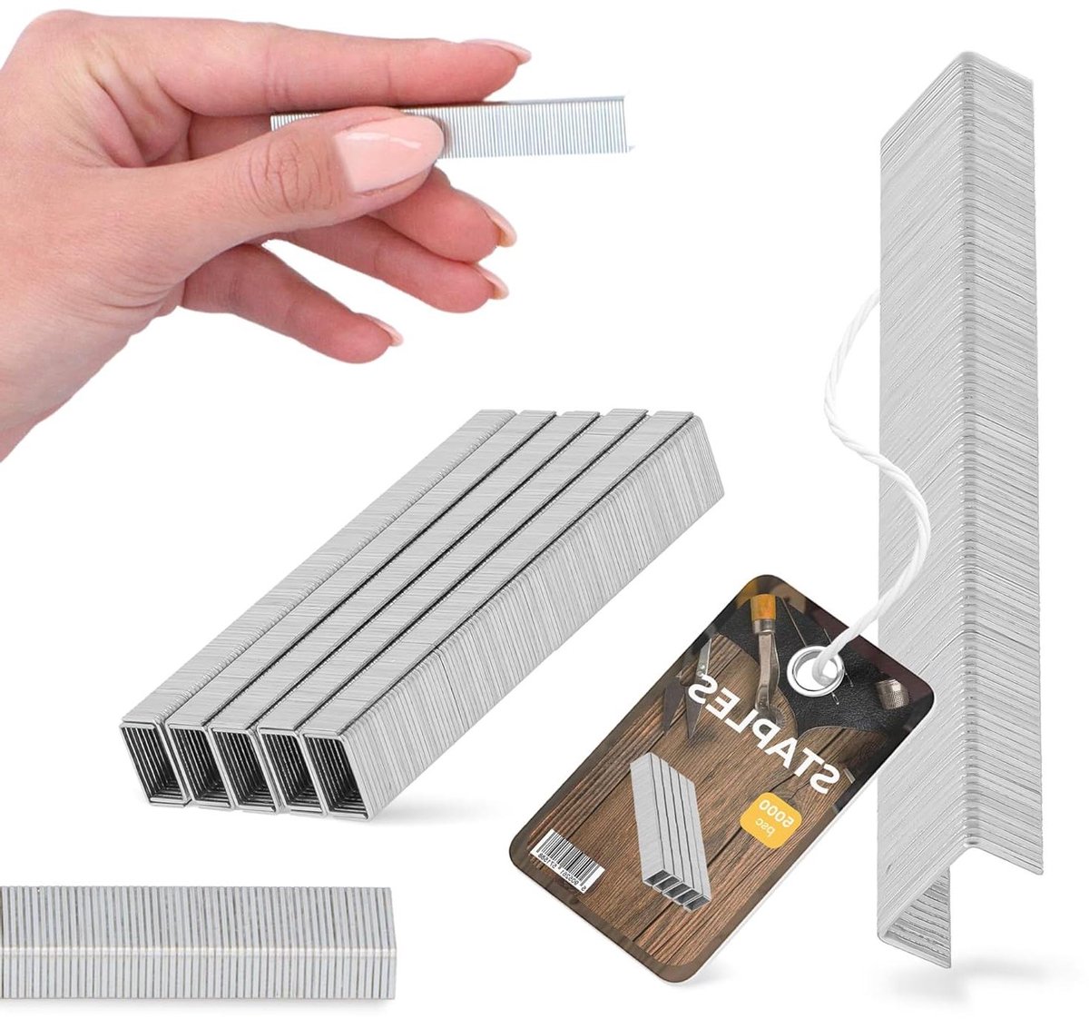 Nieten voor Tacker - Hechtnieten Dundraadnieten - Bekleden Meubels - Roestvrij Staal - 8mm - Zilver