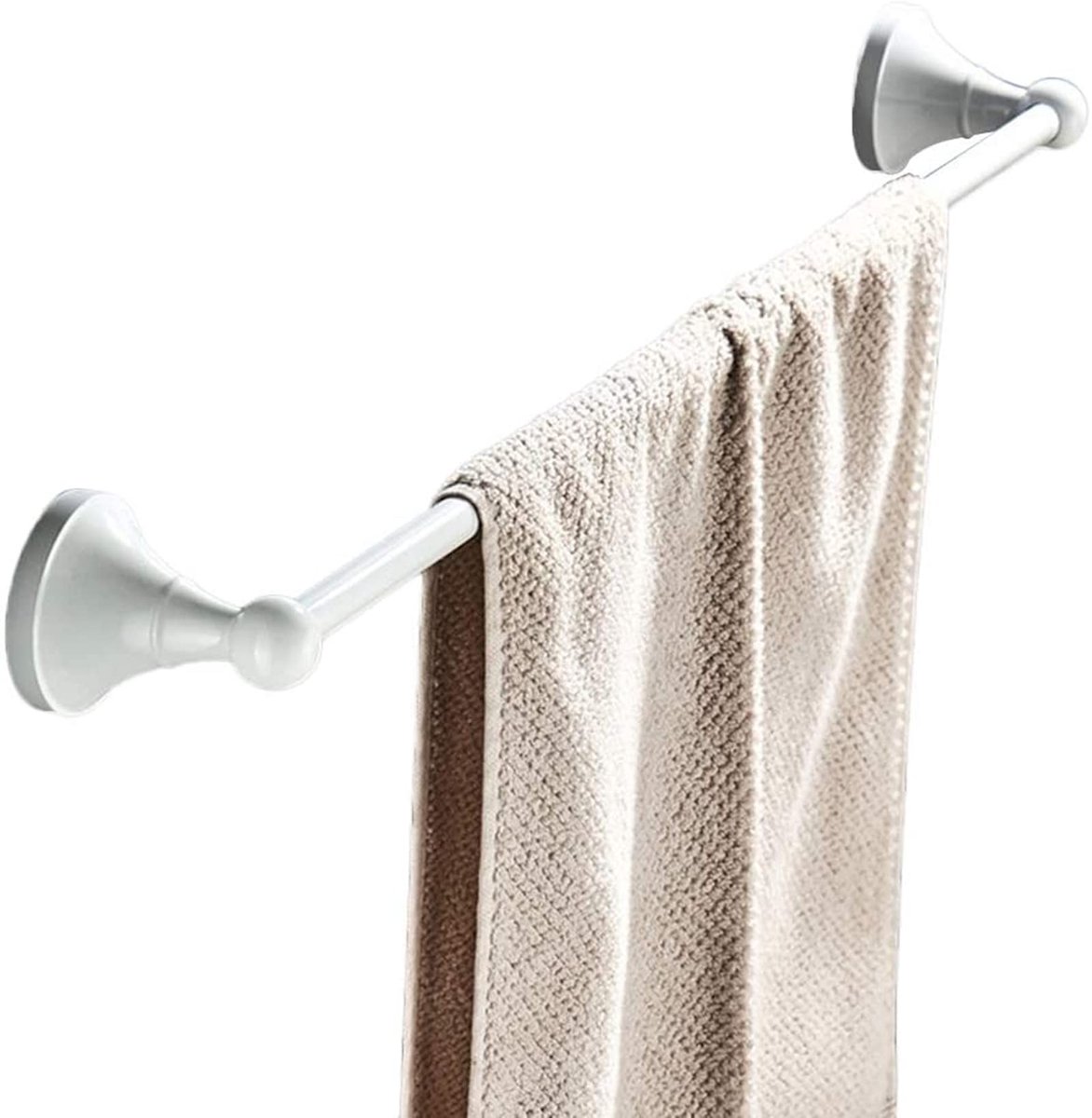 Handdoekrek, Huishanddoekbar, Badkamer Wit Handdoekenrek, Metalen Messing Handdoekenrek, Hardware Decoratie Accessoires, Wit,Wit