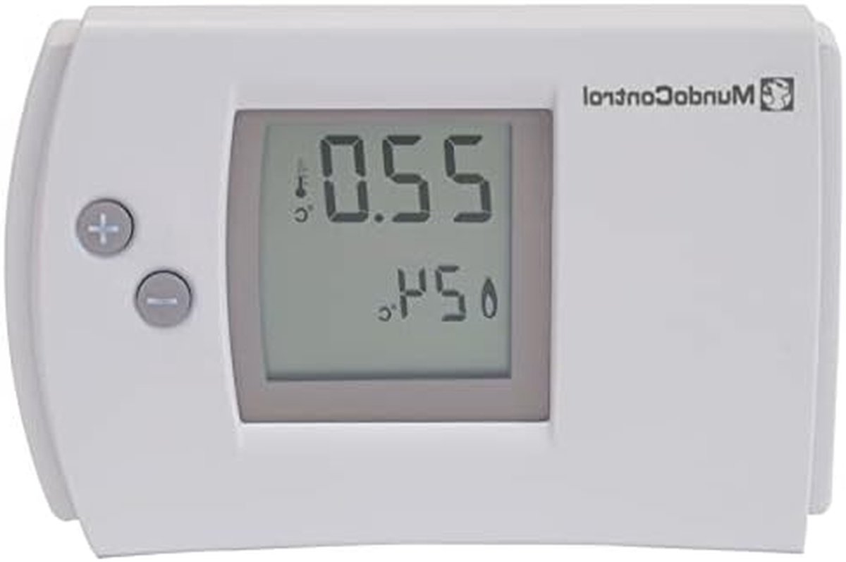 Digitale Thermostaat - Temperatuurregelaar - Klimaatbeheersing - 3-Cijferig Display - 114 x 75 x 30 mm - Zwart