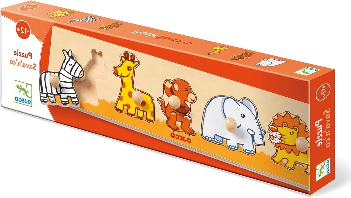 Inklikbare Puzzel - Legpuzzel Kinderpuzzel - Creatief Spelen - Steekverbinding - 25 x 25 cm - Meerkleurig