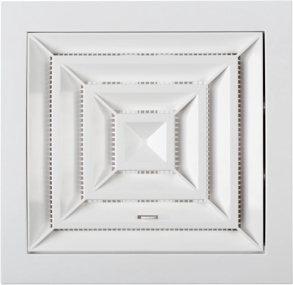 Ventilatierooster met Flens - Afsluitrooster - Ventilatie en Ontluchting - Insectenbescherming - Diameter 100 mm - Wit