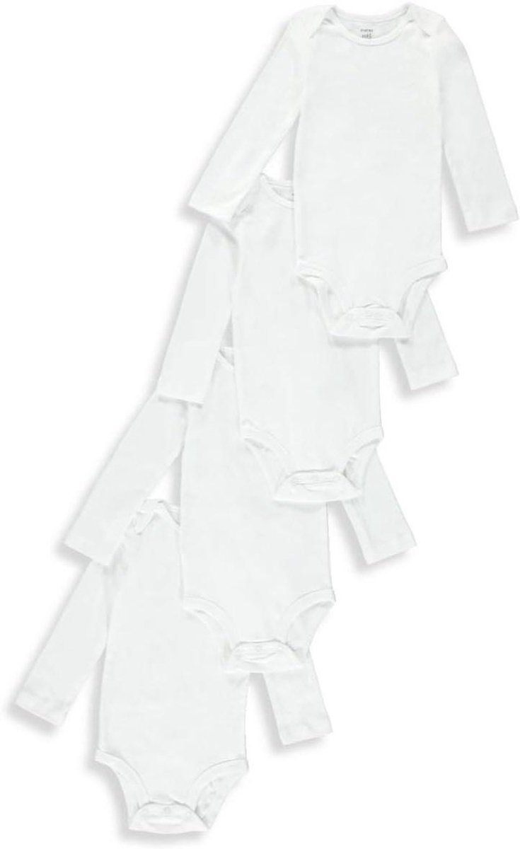 Baby Rompers - Baby Jumpsuits - Baby Kleding - 4 Stuks - Pasgeboren - Wit
