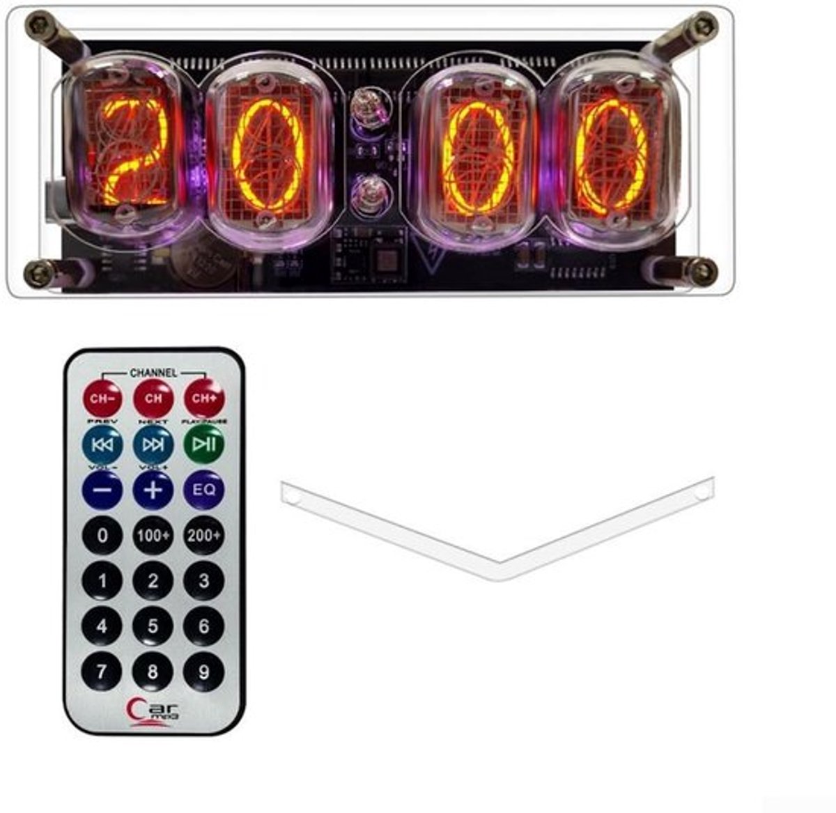 Allecto - In-12 Nixie Buisklok - Retro Digitale Klok - Slaapkamer