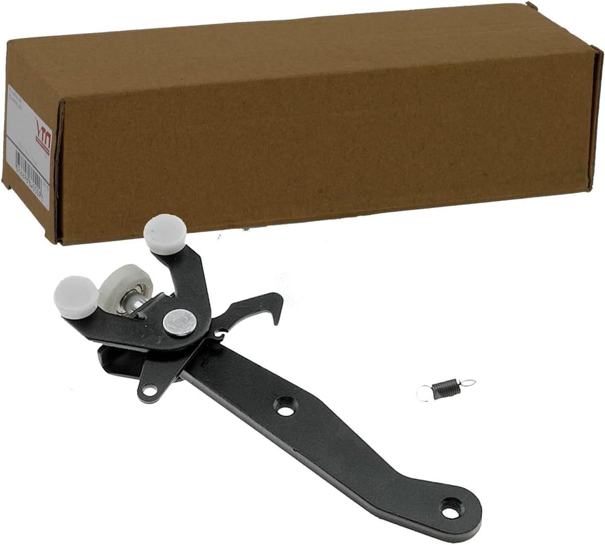Rolgeleiding Schuifdeur - Deurscharnier Laag - Bestelwagen Reparatie - Rechter Onderzijde - 23 x 10 x 6 cm - Zwart