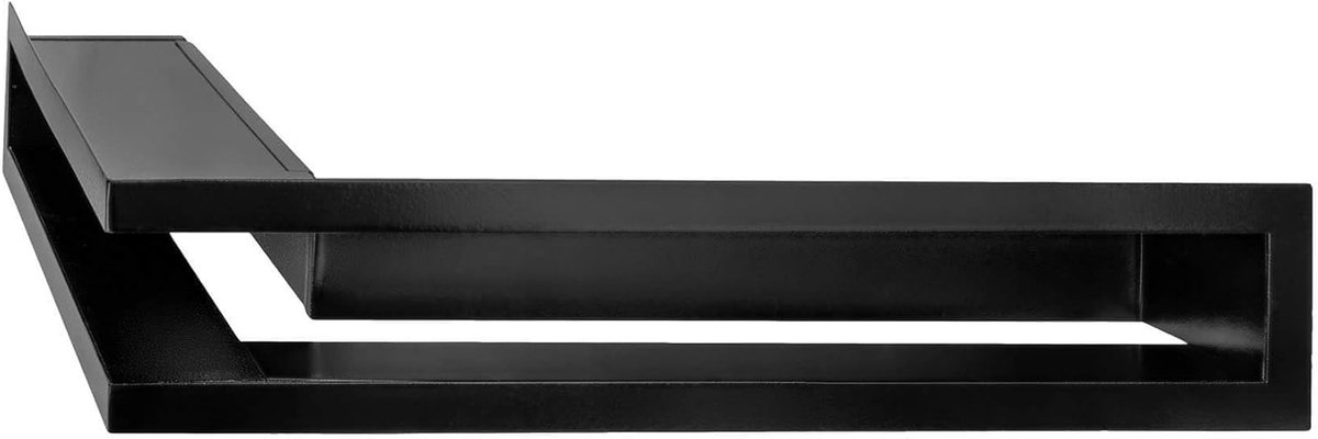 Ventilatierooster Open Haard - Warmeluchtrooster Afvoerluchtrooster - Luchtcirculatie Verbeteren - Verborgen Luchtinlaat - 600x400x100 mm - Zwart