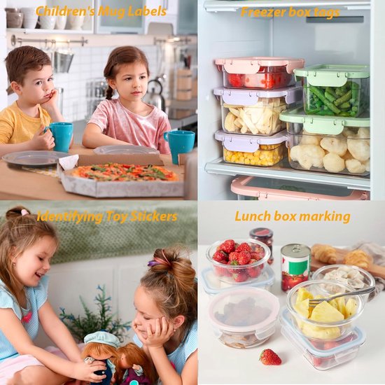 Naamstickers voor Babyflessen en Kinderopvang - Waterdicht en Wasmachinebestendig — afbeelding 5