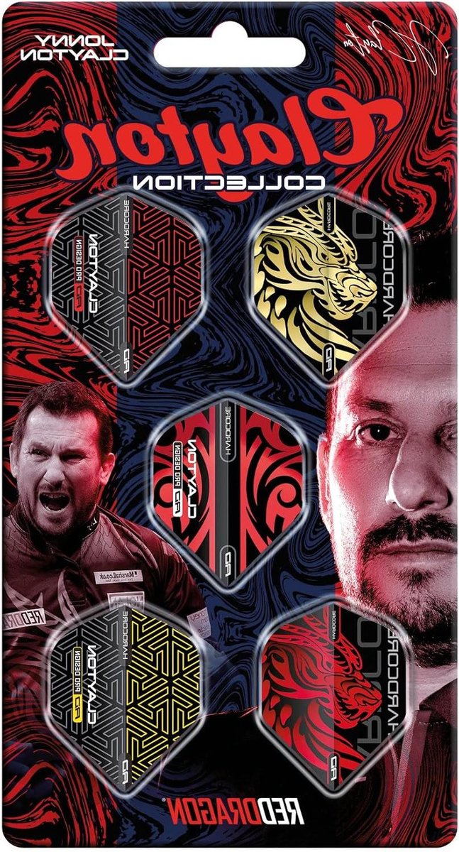 Dart Flights - Vliegjes - Darten - Extra dik - Standaard - Jonny Multi