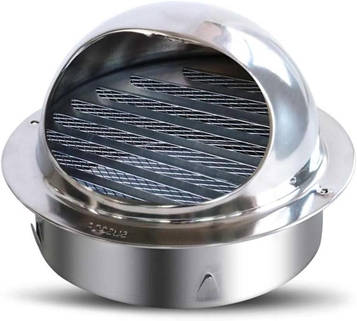Ventilatie Rooster - Afzuigkap Rooster - Ongedierte Buiten Houden - Weerbestendig Roestvrij Staal - 120mm - Zilverkleurig