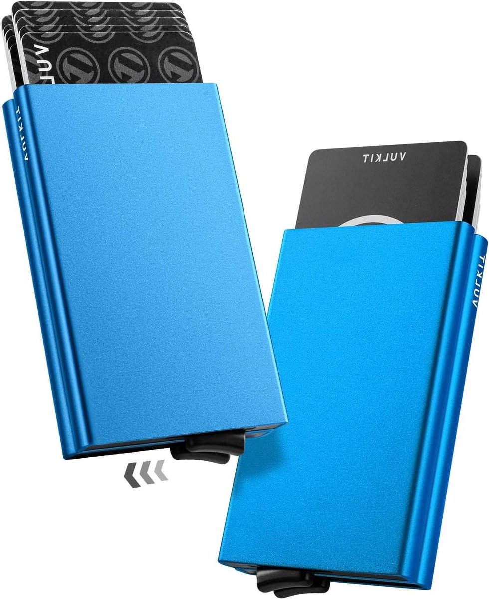 Portemonnee Kaarthouder - Creditcardhouder Kaartportemonnee - Kaarten Veilig Opbergen - RFID Blokkerende Bescherming - 9.9 x 6.3 x 0.8 cm