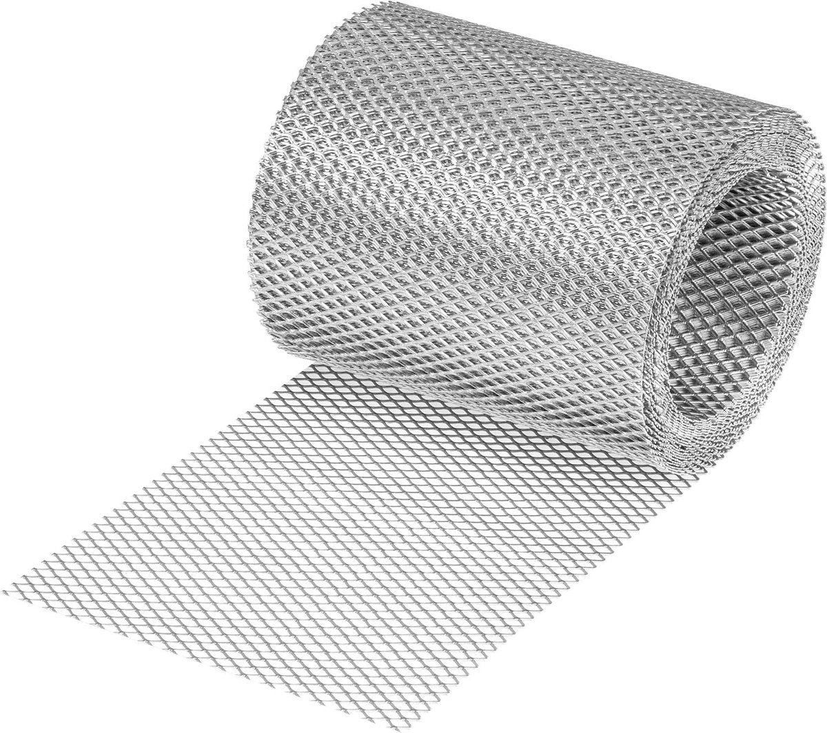 Aluminium Dakgoot Rooster - Ventilatie Rooster - Dak Ventilatie - Vogelbescherming - 100mm x 5m - Aluminium