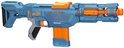 Blauwe en oranje Nerf Elite 2.0 Echo CS 10 blaster met afneembaar magazijn.