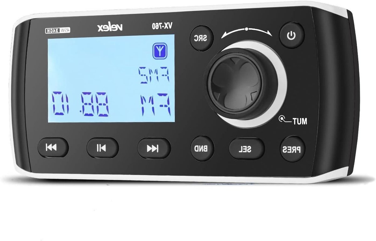 Digitale Media Receiver - Waterproof Stereo Systeem - Muziek Afspelen Buiten - Volledig Dot Matrix LCD - 4 x 45W