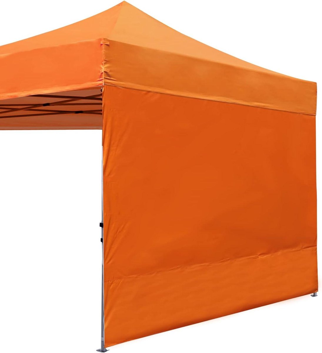 Zijwand voor Partytent - Tentpaneel Luifel - Bescherming tegen Weer - 100% Waterdicht - 304 x 304 cm - Oranje