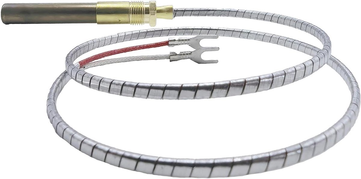 Thermopile Generator - Thermokoppel Generator - Gastoestel Reparatie - Hoge Temperatuur Bestendig - 24 Inch - Zilver