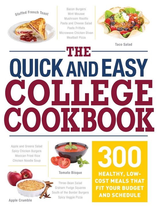 The Quick and Easy College Cookbook - cover
