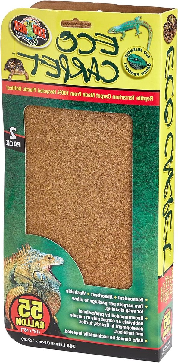 Terrarium Mat - Reptiel Tapijt Bodembedekking - Verbeteren Terrarium - Waterdicht Duurzaam Materiaal - 33 x 122 cm - Assorti