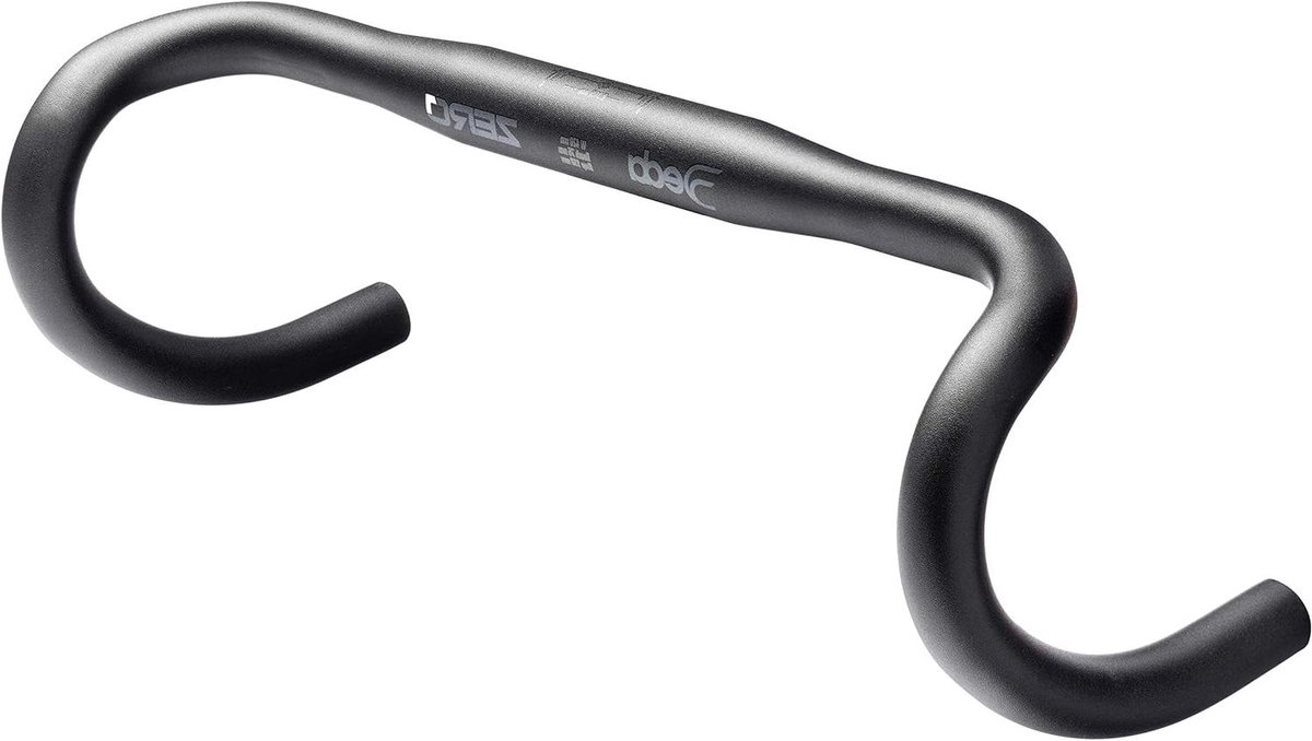 Fiets Stuur - Racefiets Stuur - Fietsen Verbeteren - Aluminium 6061 Constructie - 38 cm - Zwart