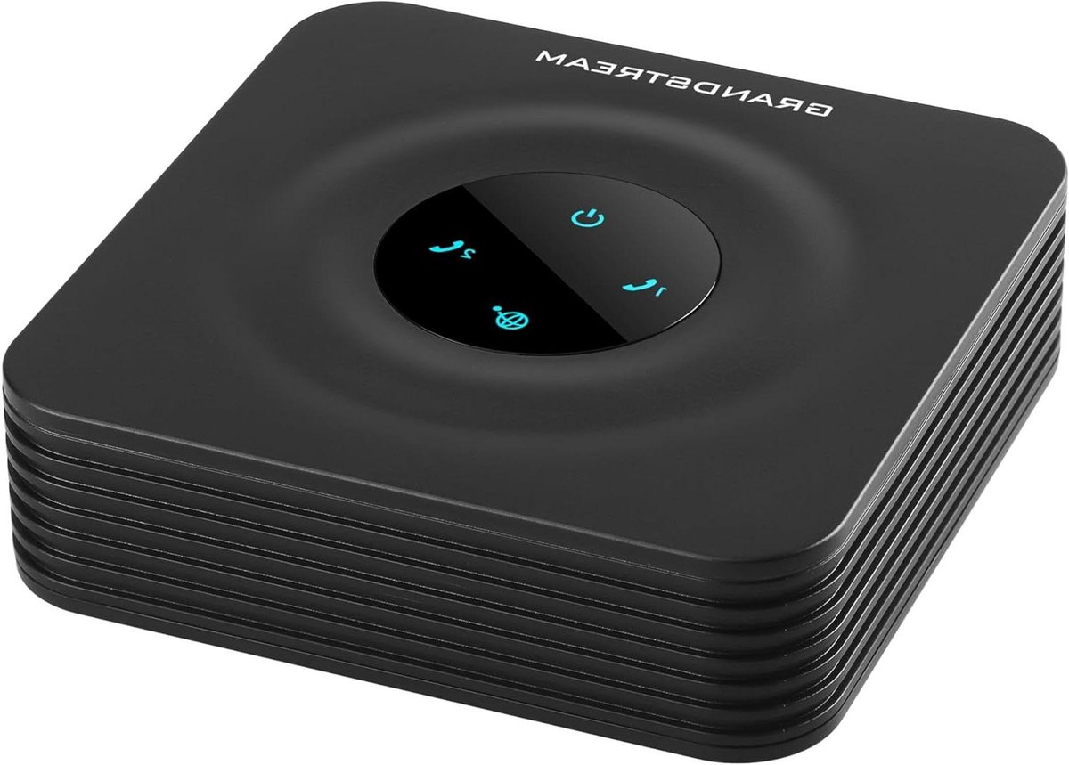 Telefoon Adapter - ATA VoIP - IP Telefonie Creëren - 2 FXS Poorten - 14 x 14 x 335 cm