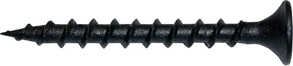 Snelbouwschroeven - Gipsschroeven Droge muur - Gipsplaten Monteren - Grove Schroefdraad - 3.9 x 35 mm - Gefosfateerd