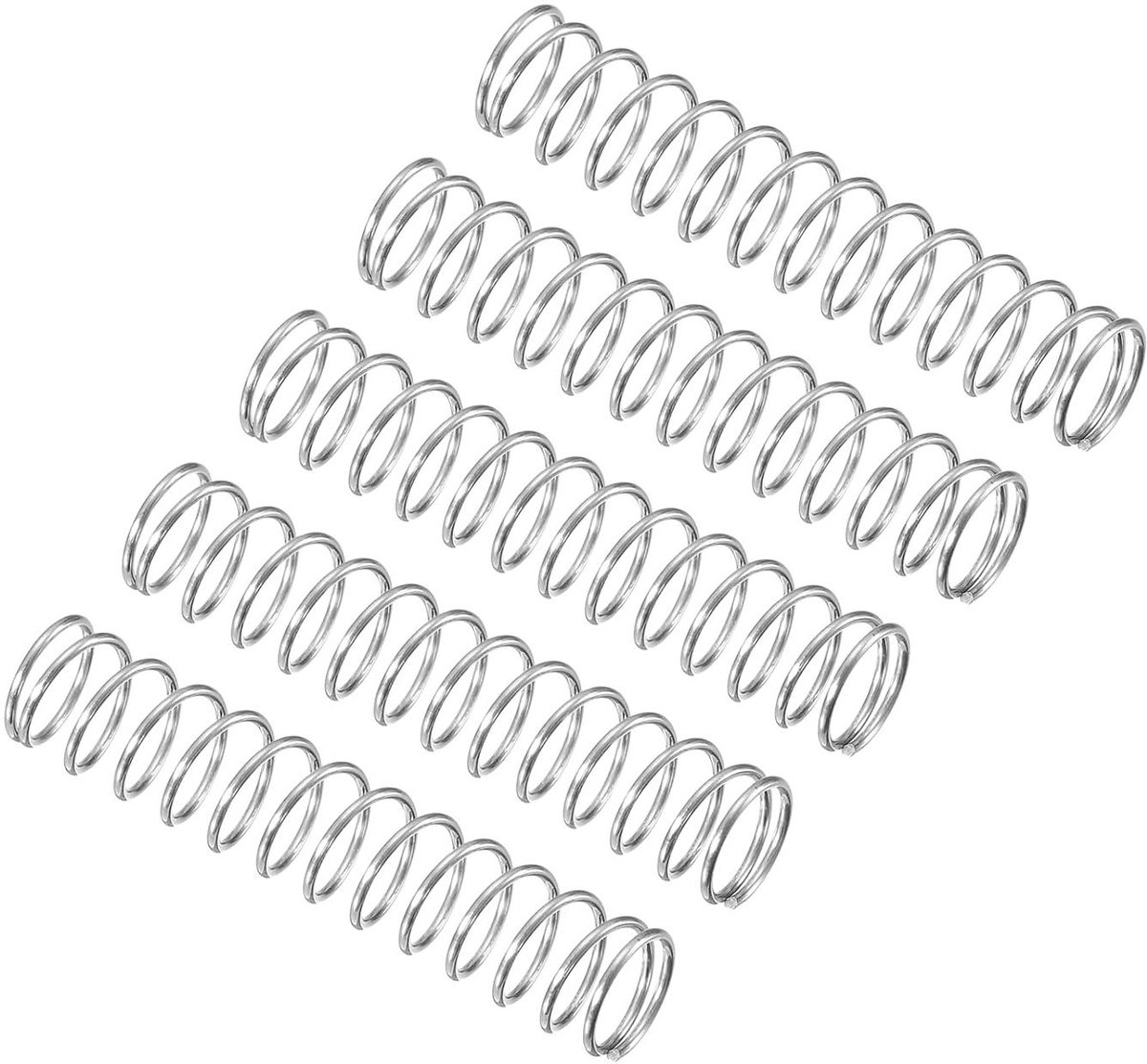 Drukveren RVS - Compressieveren Staal - Apparaten Reparatie - 304 Roestvrij Staal - 9mm x 45mm - Zilverkleurig