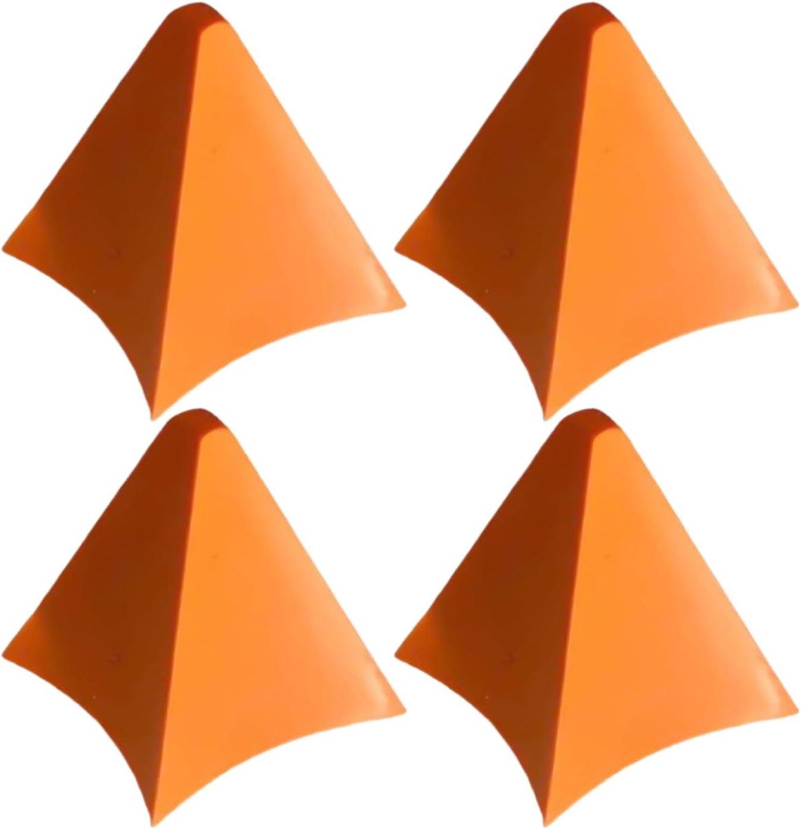 Afdichtingsgereedschap Set - Kit Gereedschap - Glad Afwerken - Meerdere Maten - 4 Delig - Oranje