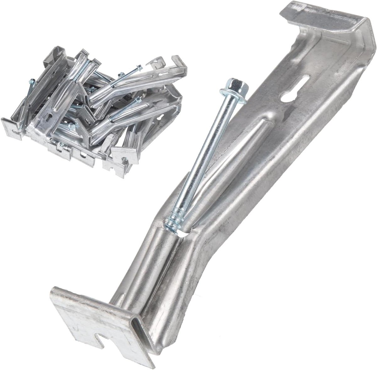 Gootbeugels - Regengoot hangers - Dakgoten Bevestigen - Onzichtbare Installatie - 5 inch - Zilver