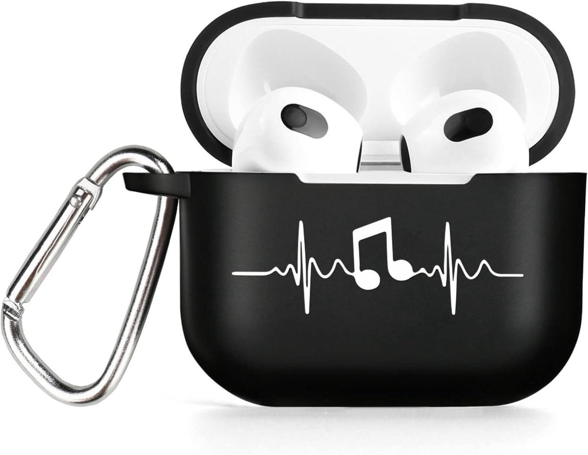 Hoesje voor AirPods Pro - AirPods Case - Bescherming Oplader - Zonder Vingerafdrukken - 1.92 x 1.83 x 3.08 cm