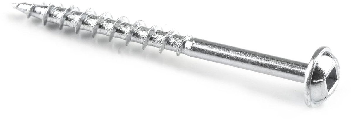 Pocket-Hole Schroeven - Houtschroeven Zinkschroeven - Houtverbindingen Maken - Zelftappend Ontwerp - 65 cm - Zink