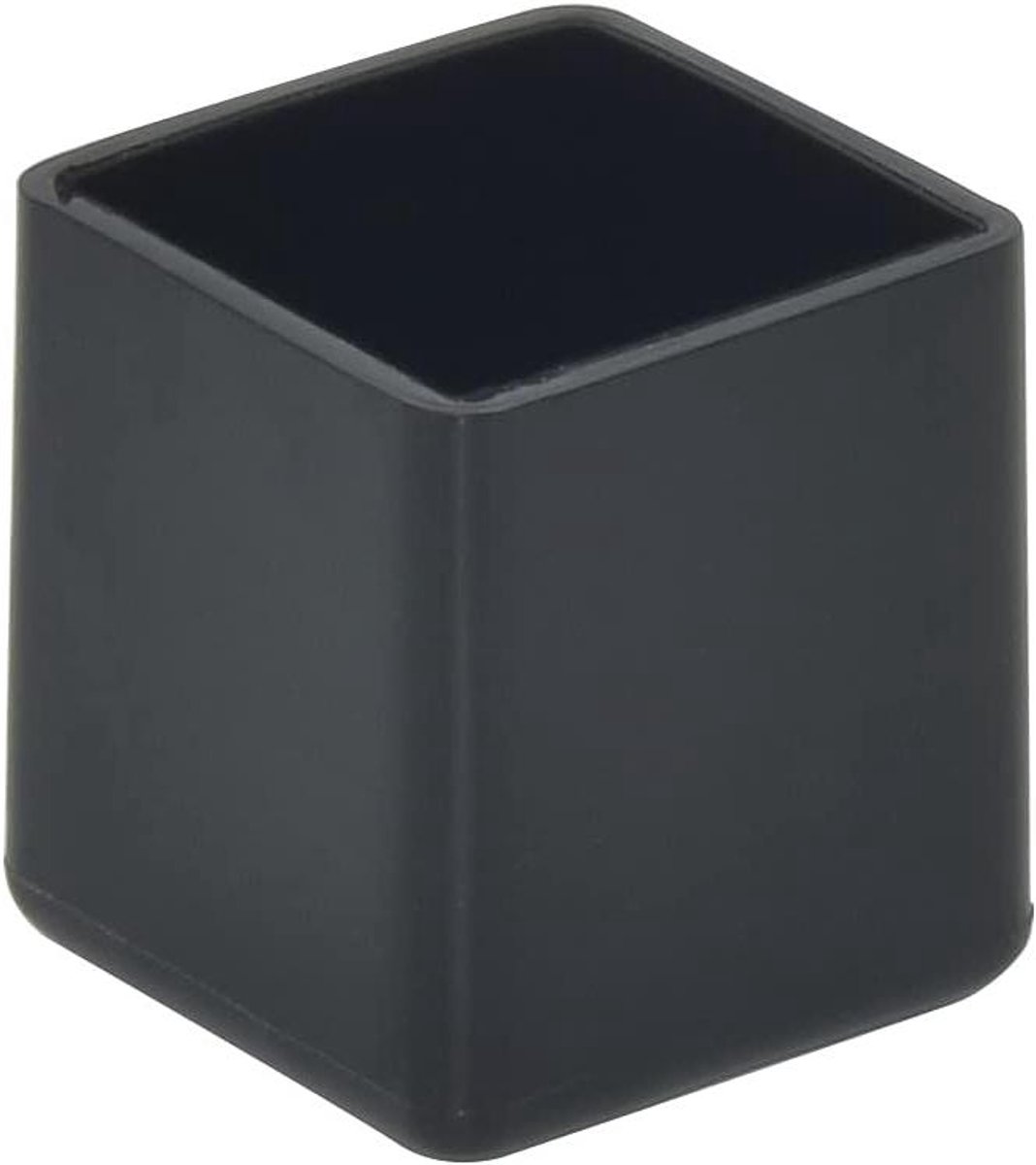 Stoel been vloerbeschermers - Meubelvoetjes Beschermers - Vloeren Beschermen - Zacht PVC Materiaal - 20 x 20 mm - Zwart