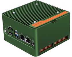 Mini NAS Server – Micro NAS Pocket NAS – Thuis Opslag – 4x NVMe Ondersteuning – 10cm – Zwart