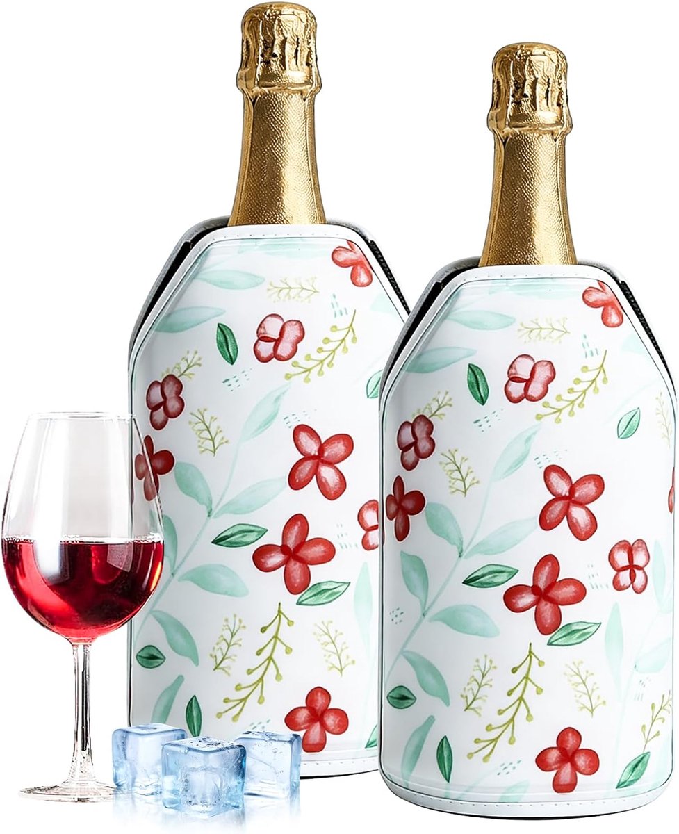 Wijnkoelers, manchetten, flessenkoeler voor wijn, drankkoeler, koelmanchet, wijnflessenkoeler, wijnfleskoeler, wijnkoeltas, champagnekoeler voor feestjes, tuin