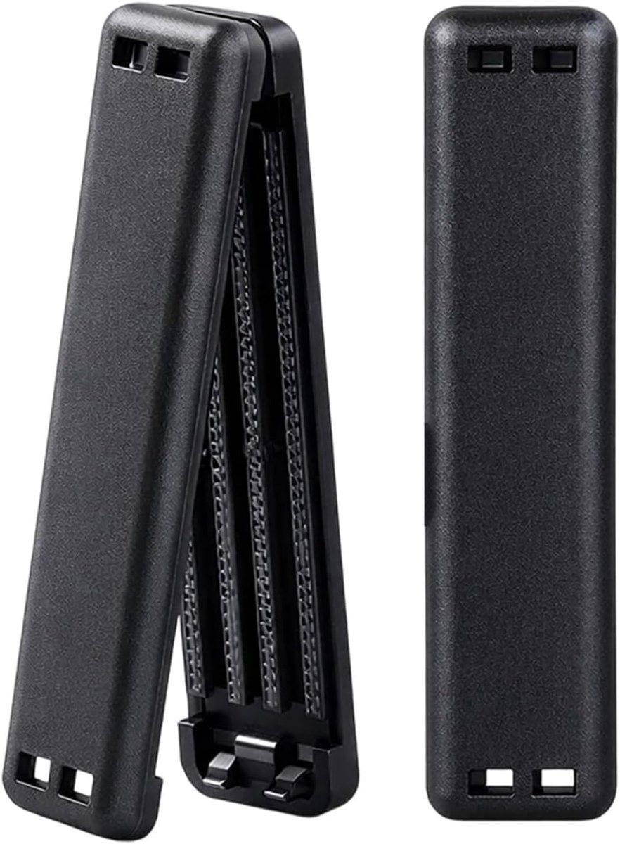 gordelstopper voor de auto, verstelbare veiligheidsgordelclip van ABS met antislipklem voor riemen tot 4,5 cm, 4-punts design, 2 stuks veiligheidsgordelbegrenzer, zwart