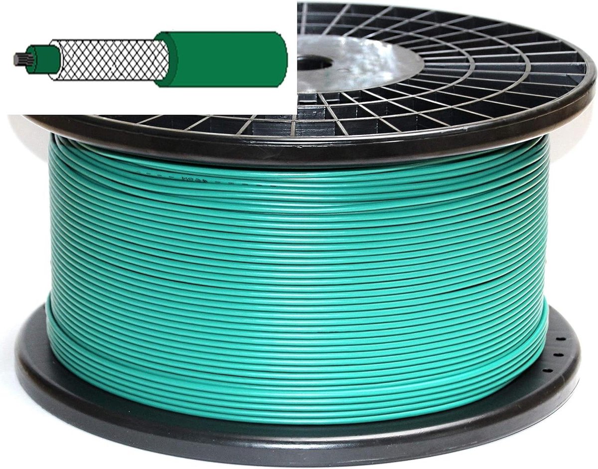 Robotmaaier Kabel - Vang Kabel - Gazon Onderhouden - Extra Bescherming - 250 m - Zwart