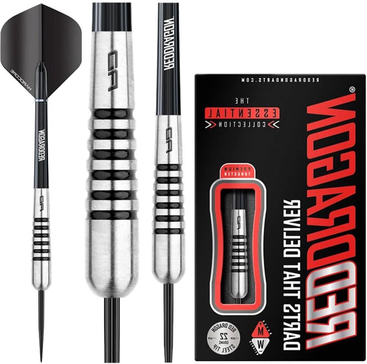 Tungsten Dartpijlen - Professionele Darts - Score Verhogen - 80% Tungsten - 22g - Rood
